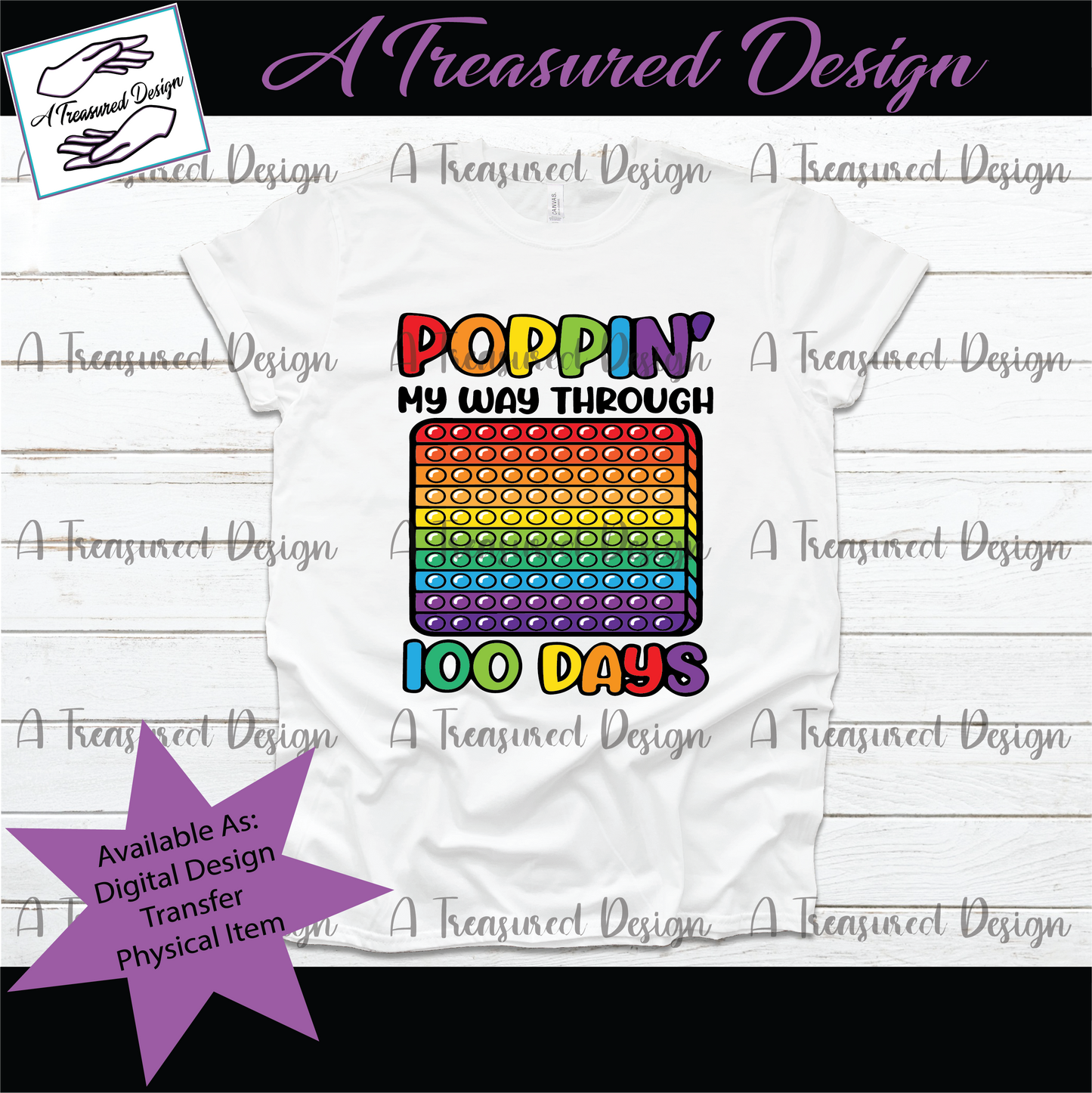 100 Days Poppin - Shirts and Hoodies