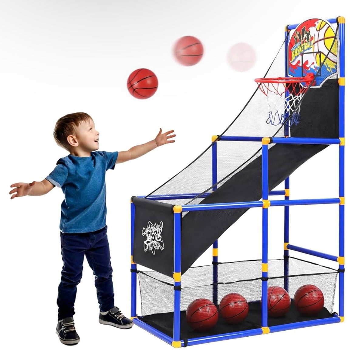 Kiddie Play Basketball Set Prints