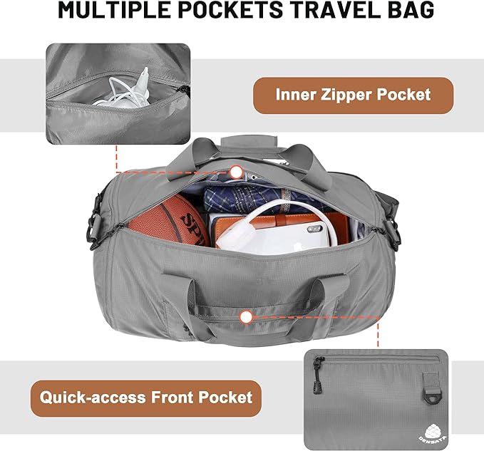 Customizable Travel Duffle Bag | 80L Sports Gym Bag | Expandable Duffle Backpack | Overnight Bag | Carry on Bag