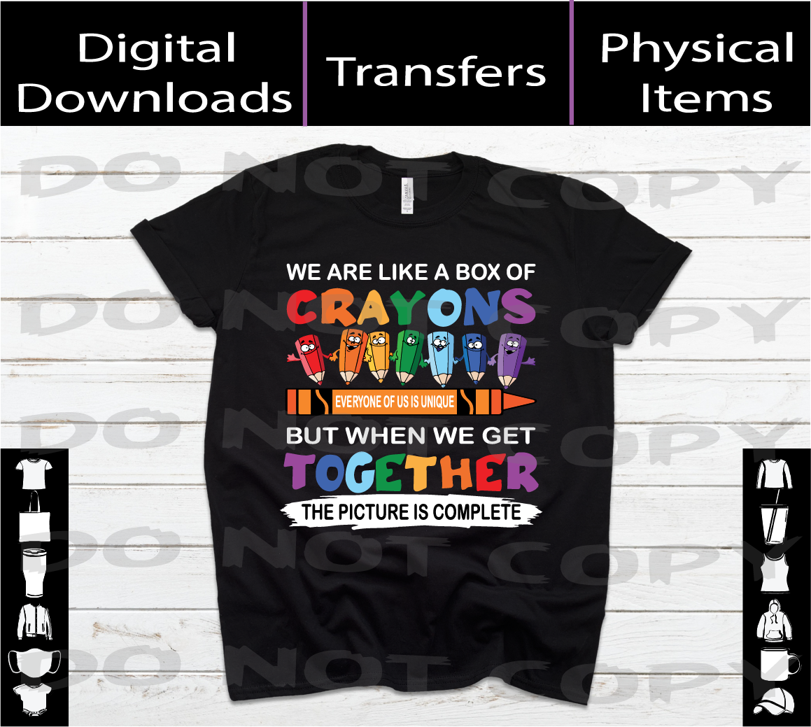 A Box Of Crayons - T-shirts