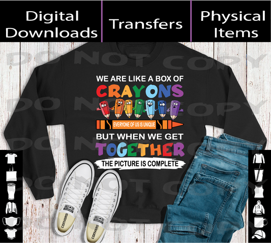 A Box Of Crayons - T-shirts