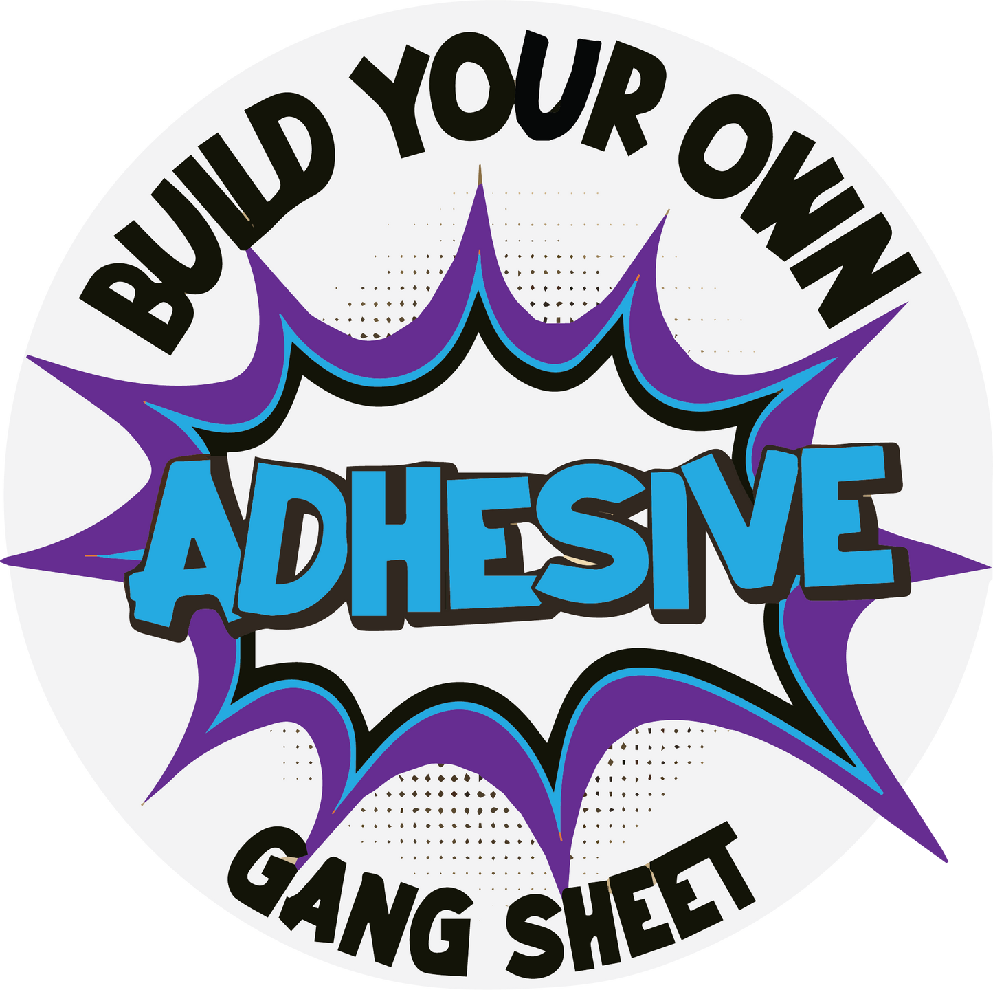 Adhesive Decal Gang Sheet