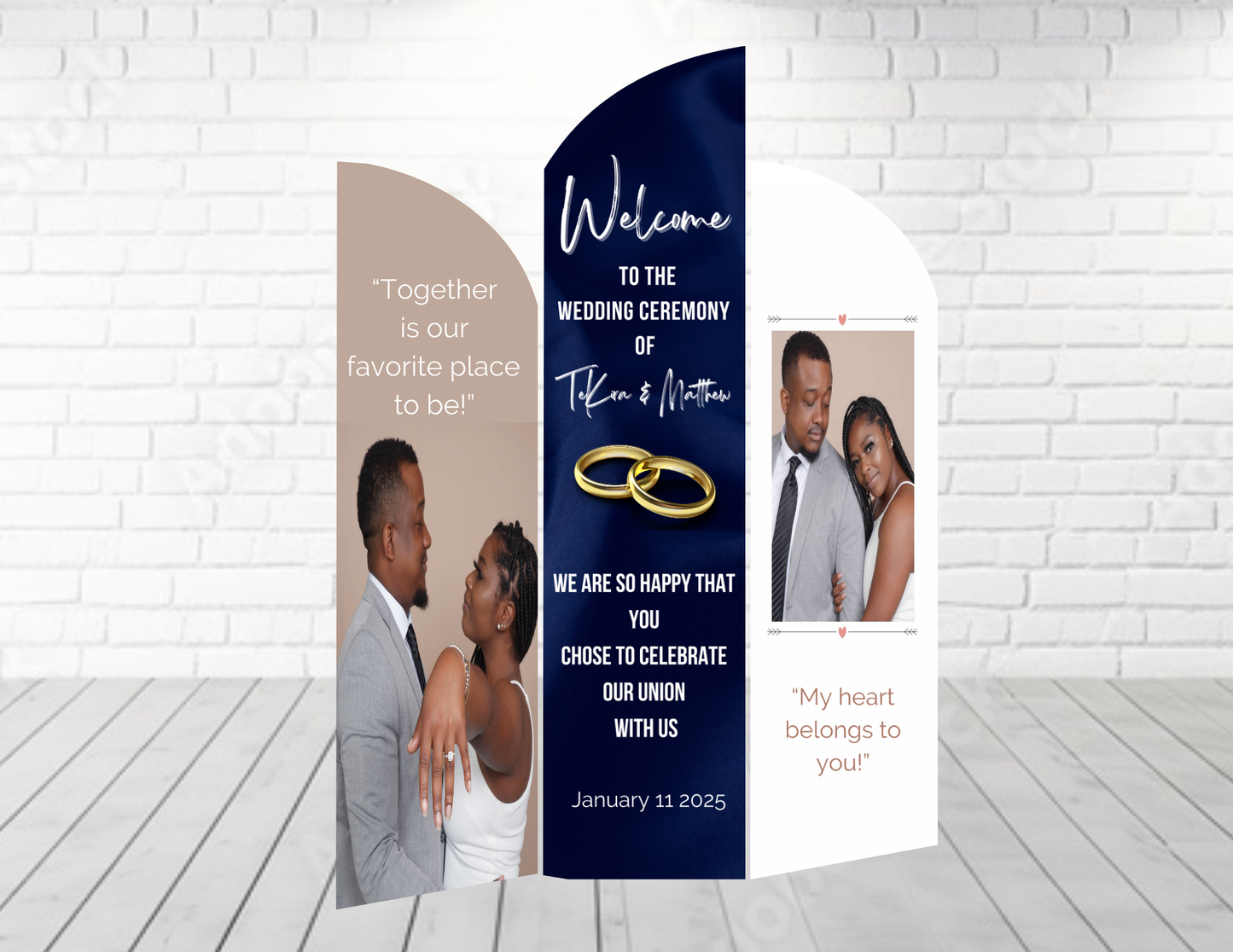 Wood Panel Backdrop Template