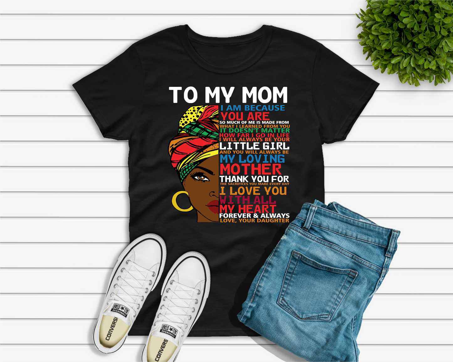 African Queen Mom - PNG | Mockup Digital Download