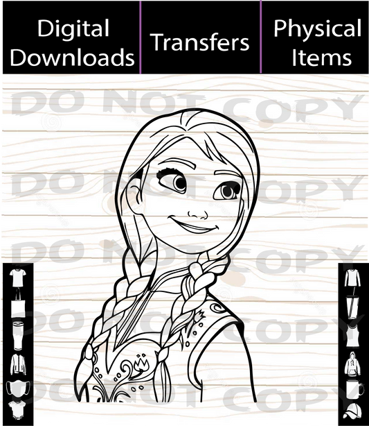 Anna - SVG | PNG Digital Download
