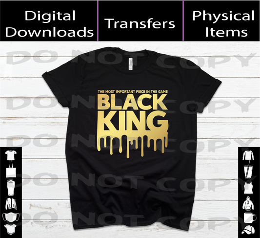 Black King - SVG | PNG | Mockup Digital Download