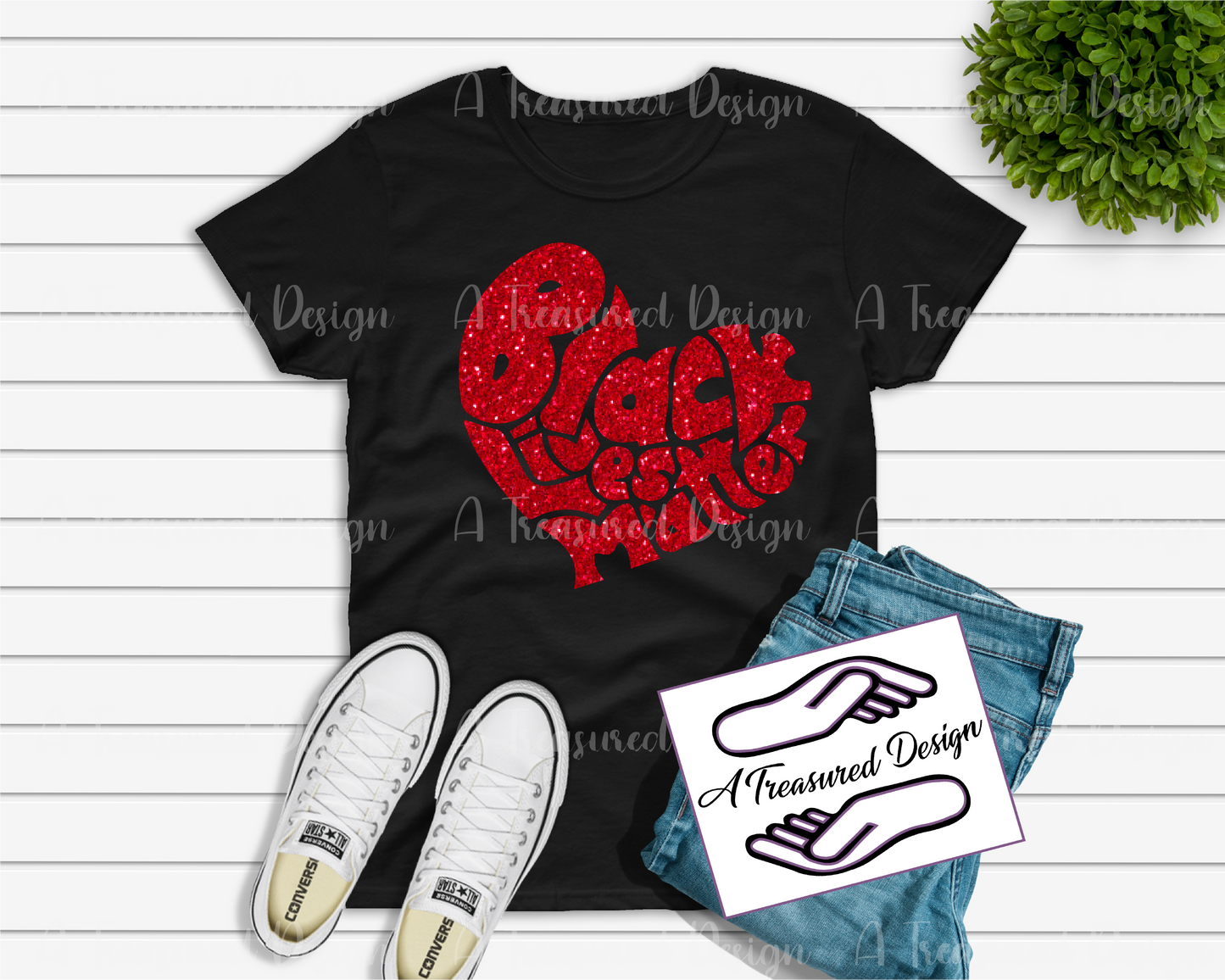BLM Heart Design SVG | PNG | Mockup Digital Download