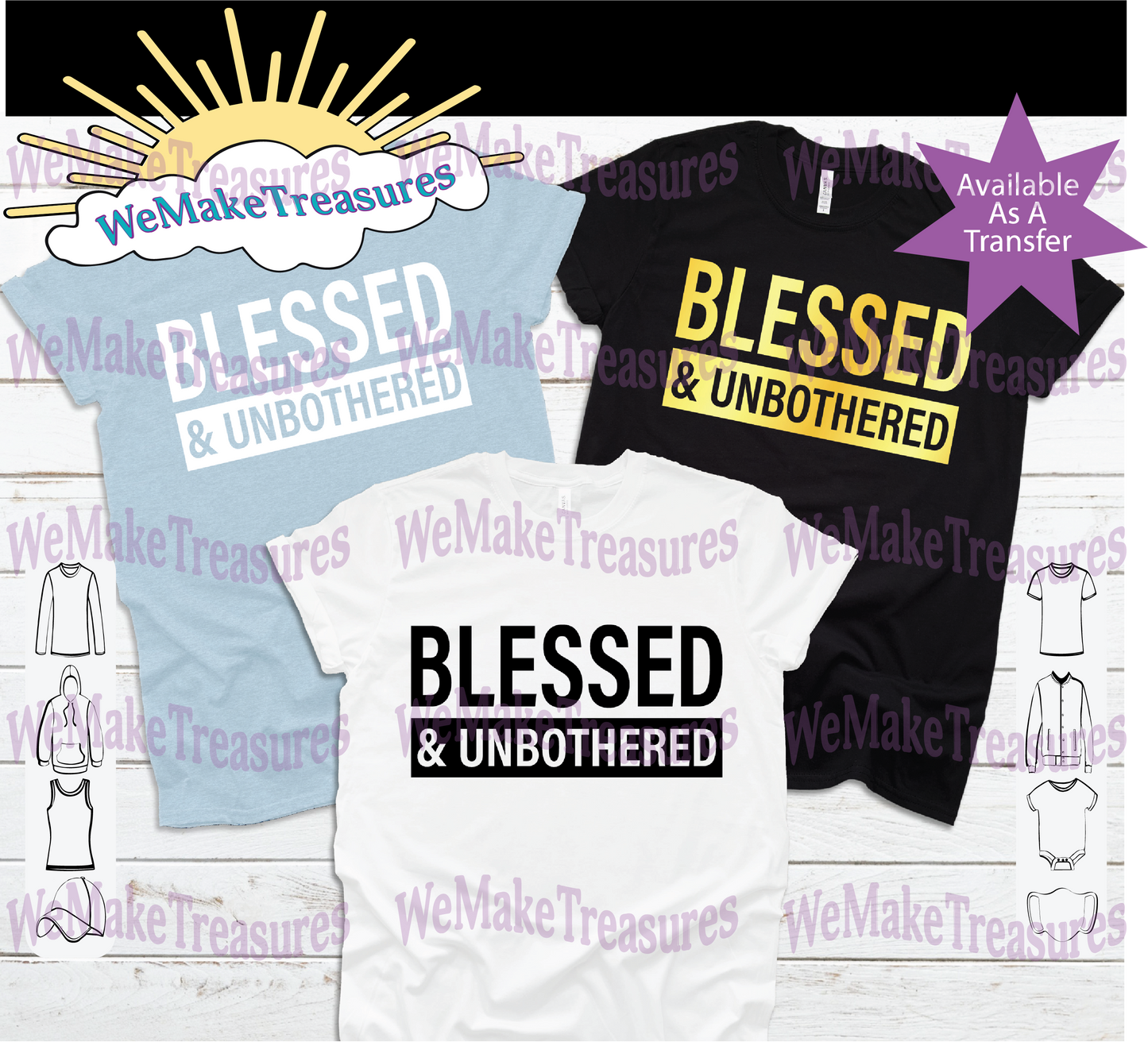 Blessed & Unbothered - T-shirts