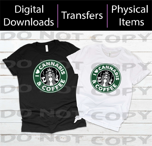 Cannabis & Coffee - Heat Transfers