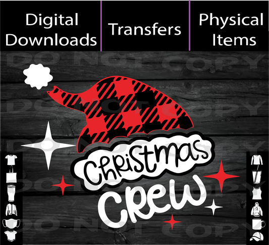 Christmas Hat Crew  - Heat Transfers