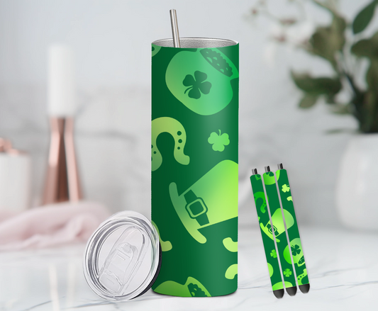 Green Luck Pen and Tumbler Wraps