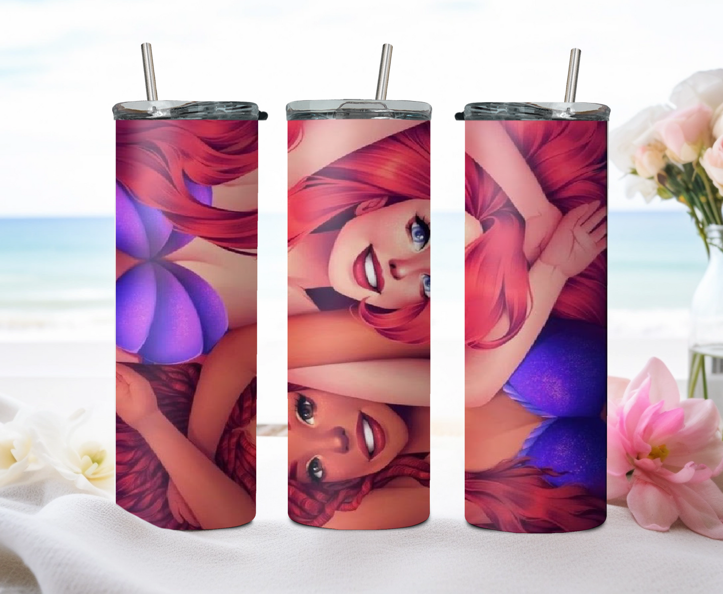 Mermaid Old and New Tumbler Wraps