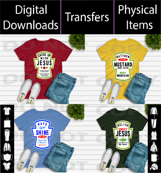 Religious Food Bundle SVG | PNG | Mockup - Design Files