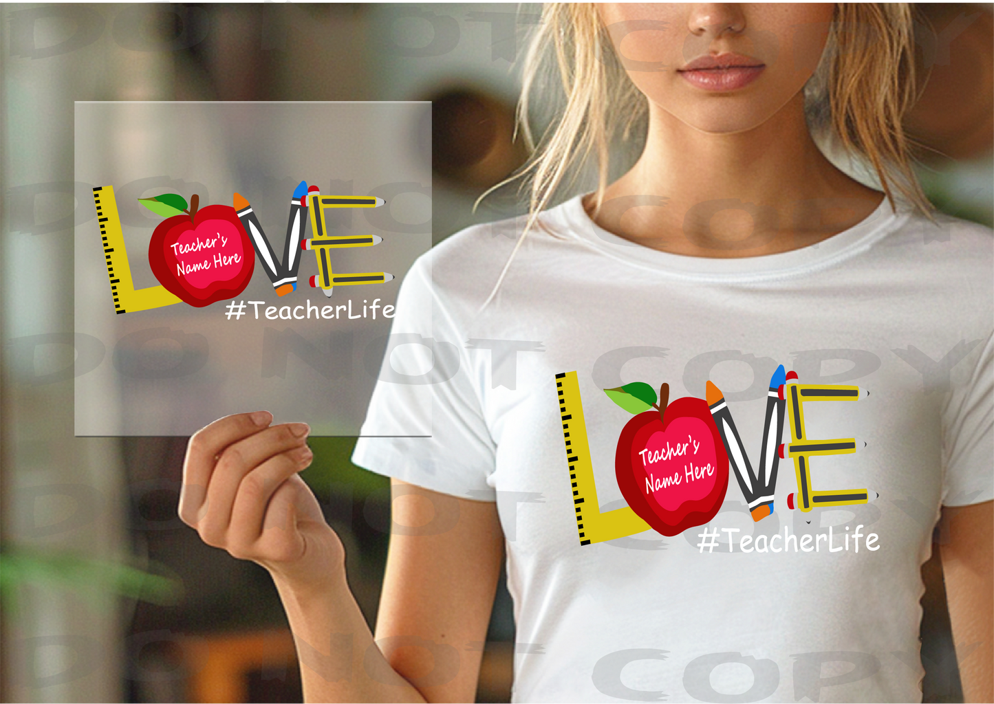 Teacher Love - Heat Transfers