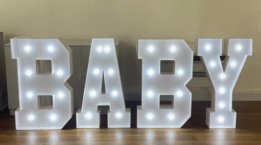 Marquee Letters (A-Z), Big Light Up Letters, Pre-cut, Large Letter, Anniversary Birthday Wedding Event Decorations