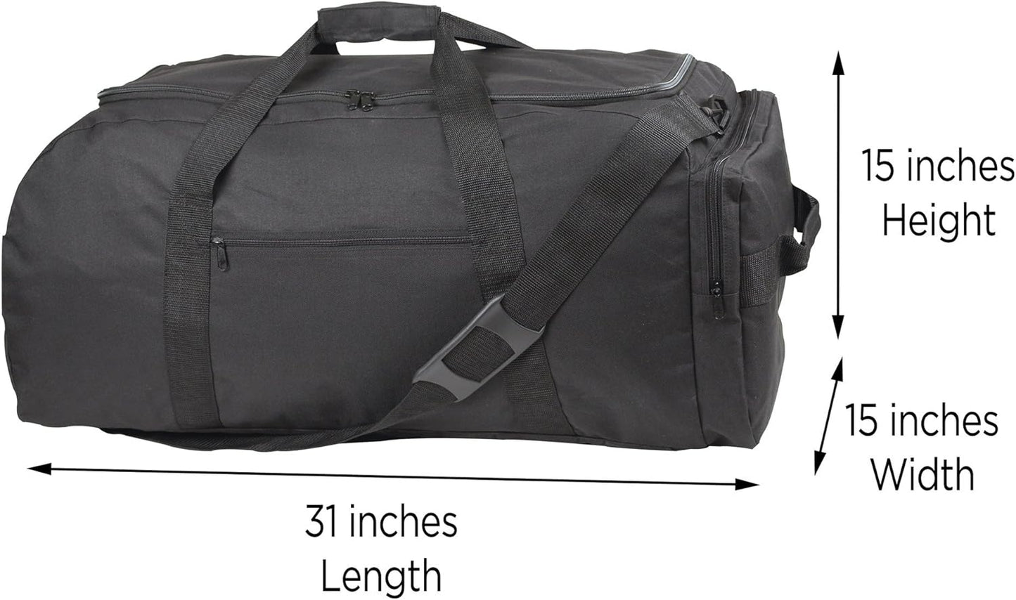 Customizable Extra Large Duffle Bag Outdoors Sports Duffel Bag (Turns Into Backpack)