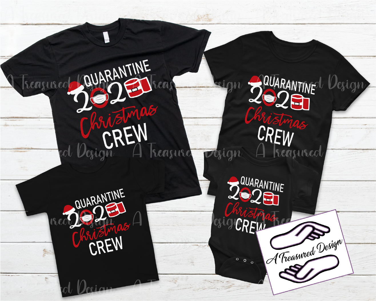 Quarantine Christmas SVG | PNG | Mockup Design A Treasured Design LLC