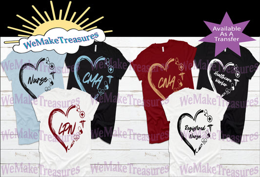 Medical Heart Design  - SVG/PNG/Mockup Digital Download A Treasured Design LLC