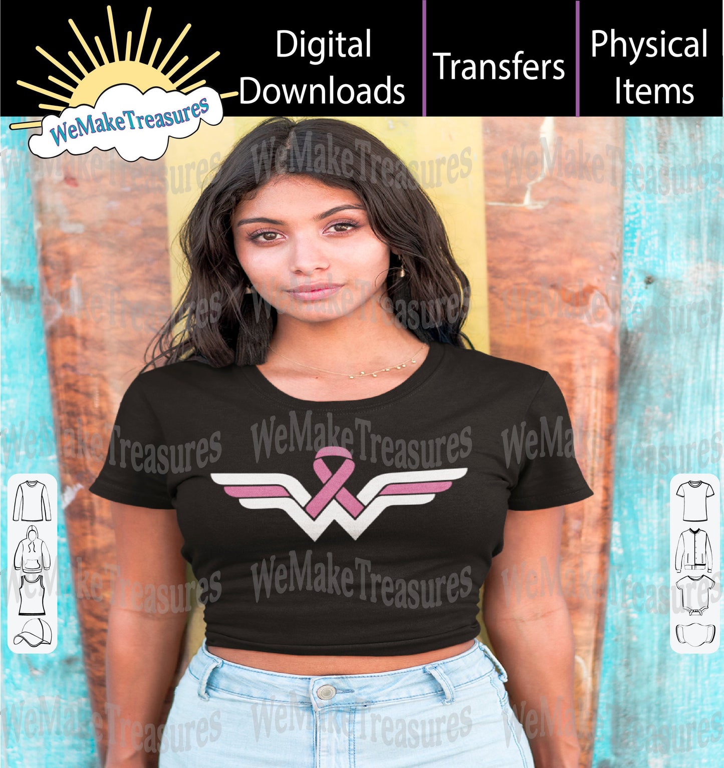 Wonder Fighter - Regular (Sticker) Vinyl | Heat Vinyl Transfers A Treasured Design LLC