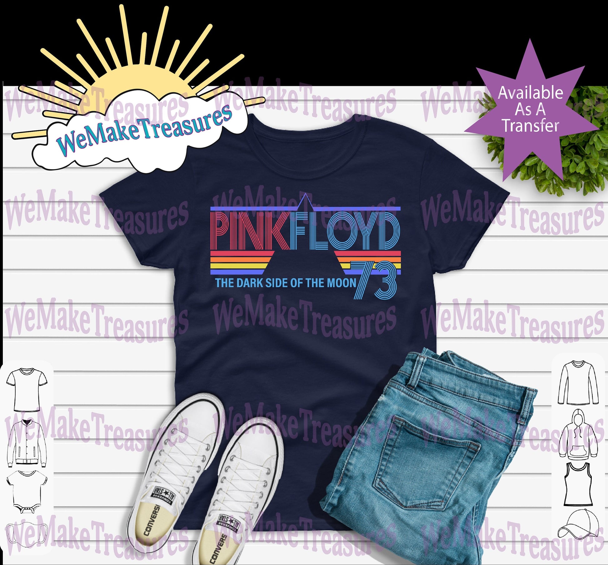Pink Floyd Design - SVG/PNG/Mockup Digital Download A Treasured Design LLC