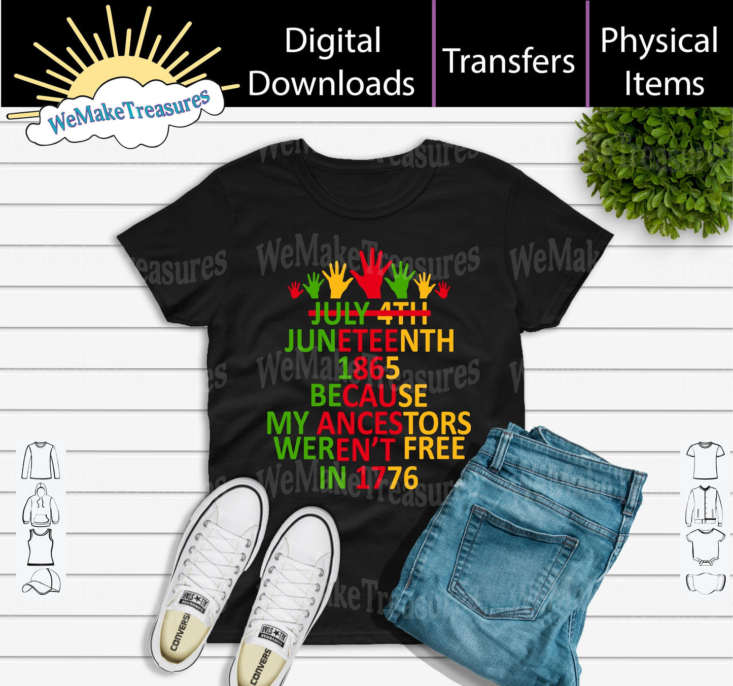 Juneteenth 1965 - SVG + PNG + Mockup Digital Download A Treasured Design LLC