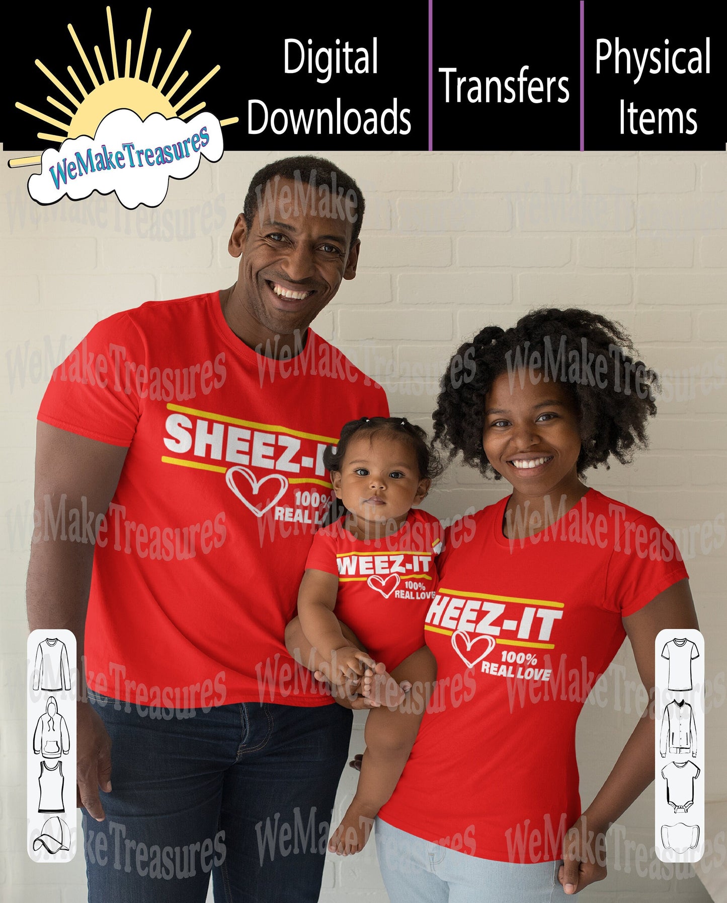 Heez and Sheez Family - Regular (Sticker/Adhesive) Vinyl & Heat Transfers A Treasured Design LLC