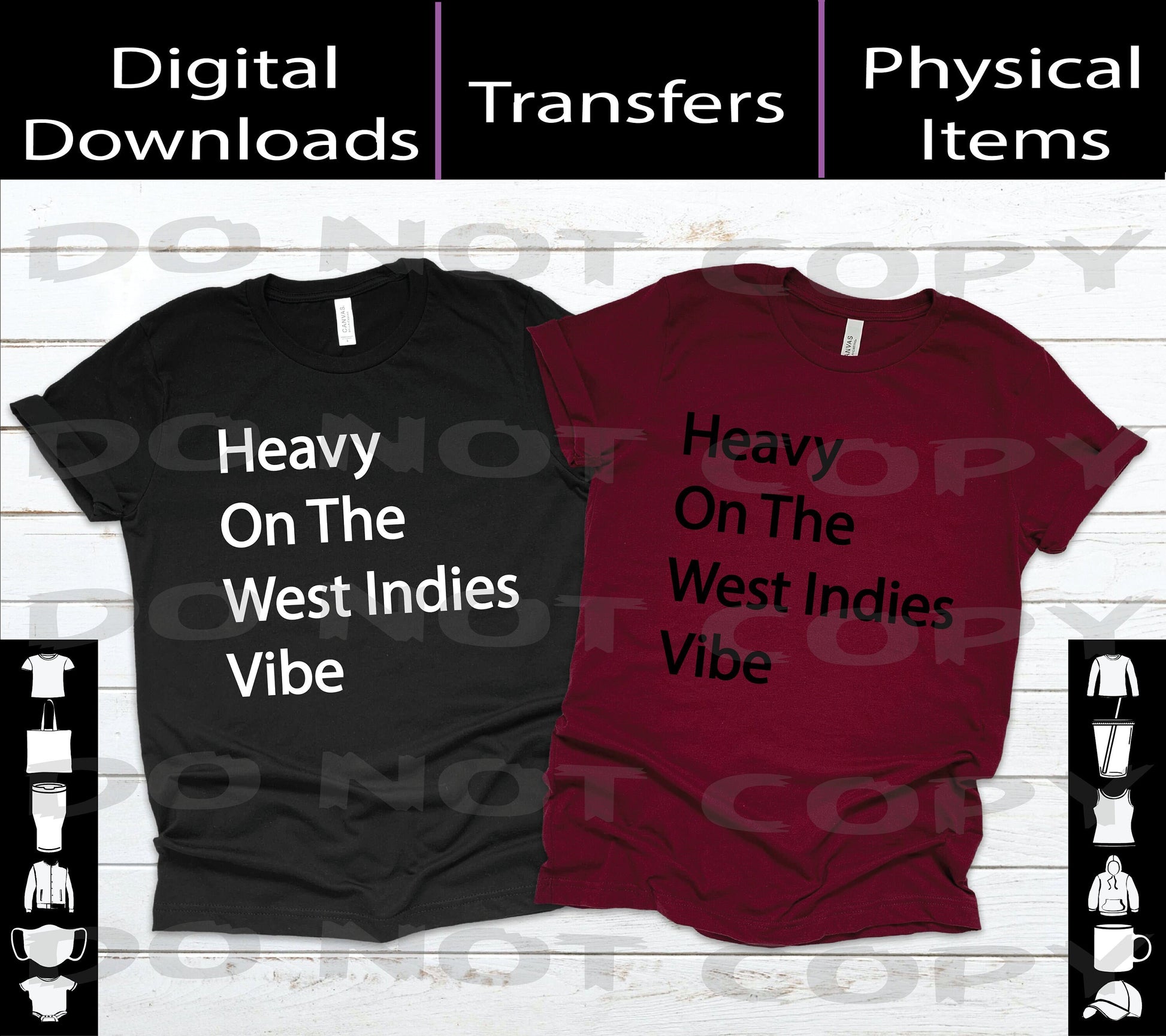 West Indies Vibe - SVG | PNG | Mockup Digital Download A Treasured Design LLC