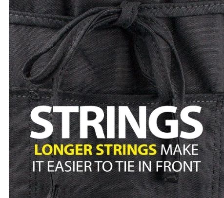 4 Pocket Waist Serving Apron, One Size