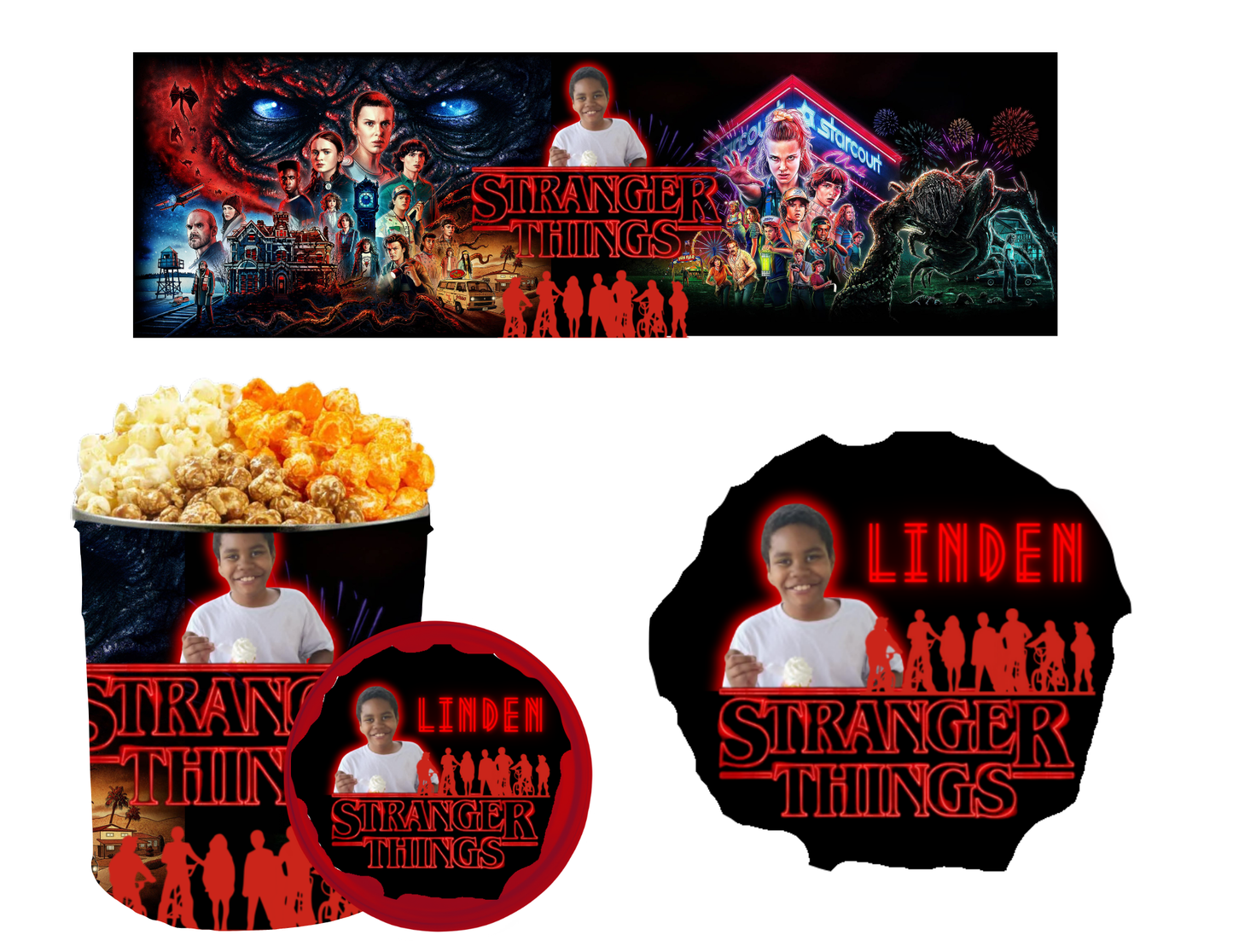 Custom Popcorn Tins