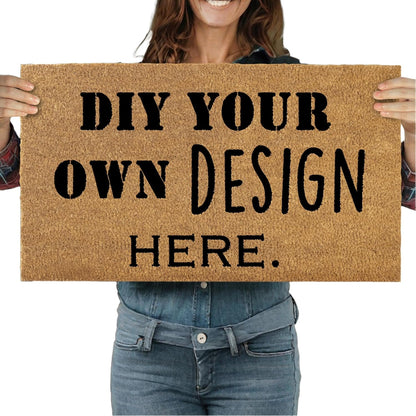 Custom Doormat Stencil – Reusable DIY Doormat Template | Paint and Sip | Personalized Door Mat Stencil Kit | Couples Date Night