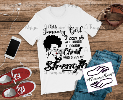 All Things Through Christ - SVG | PNG | Mockup - Digital design