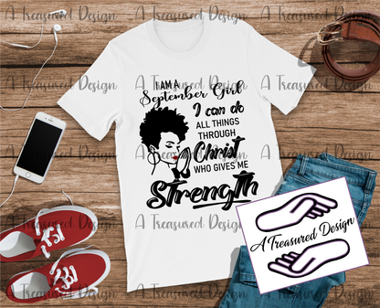 All Things Through Christ - SVG | PNG | Mockup - Digital design