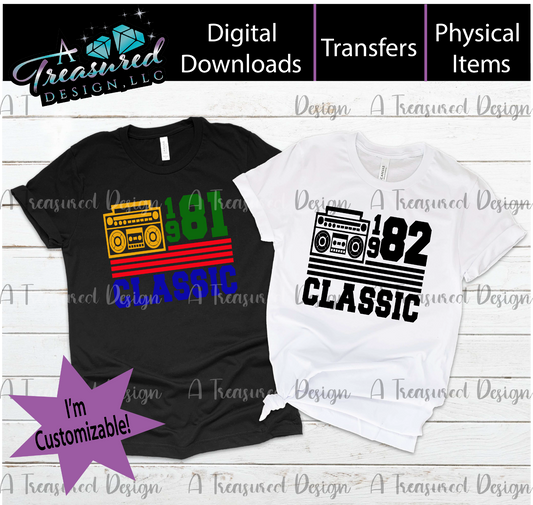 Birthday Classic (Personalizable) - T-shirts