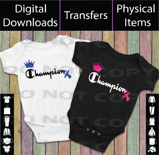 Champion Baby - Heat Transfers