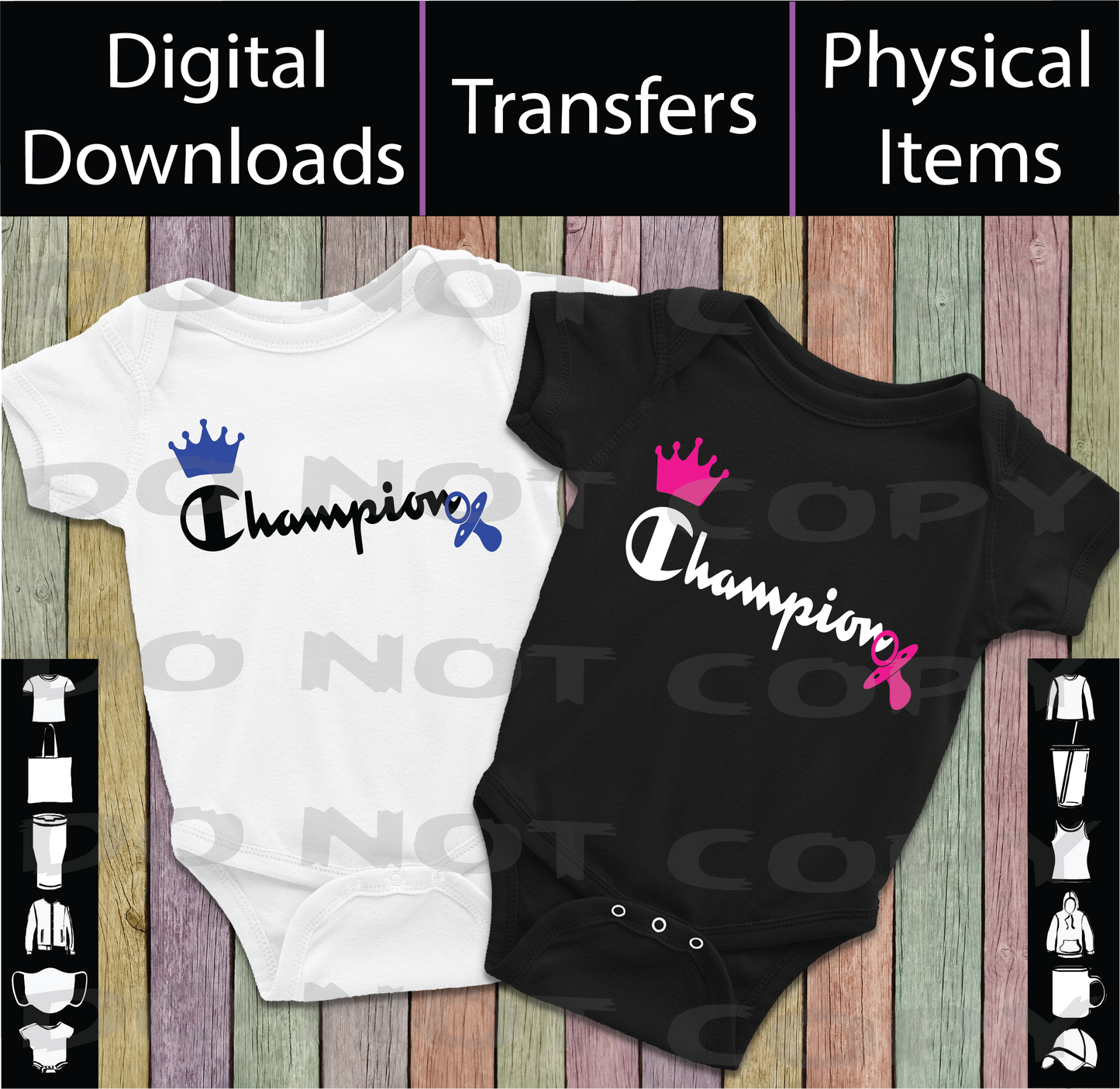 Champion Baby - Bibs | Onesies