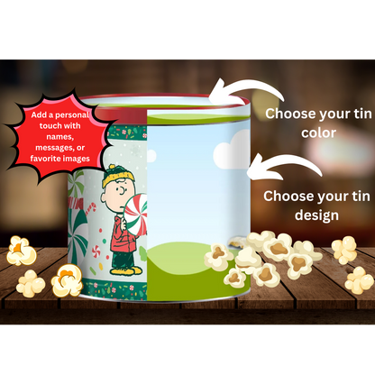 Custom Popcorn Tins