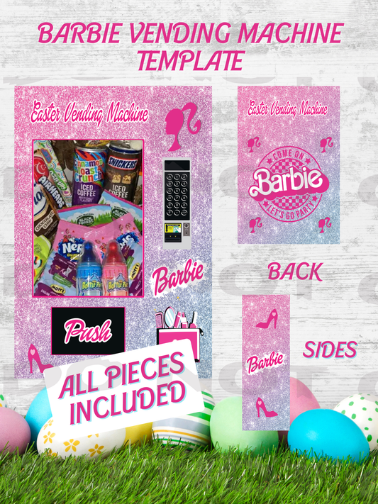 Barbie Vending Machine – Digital Template 🎨🔥