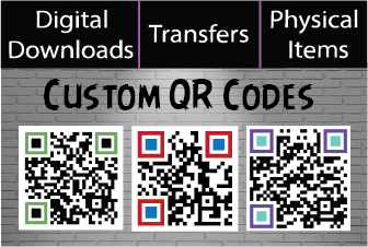 Custom Website QR Codes - SVG | PNG