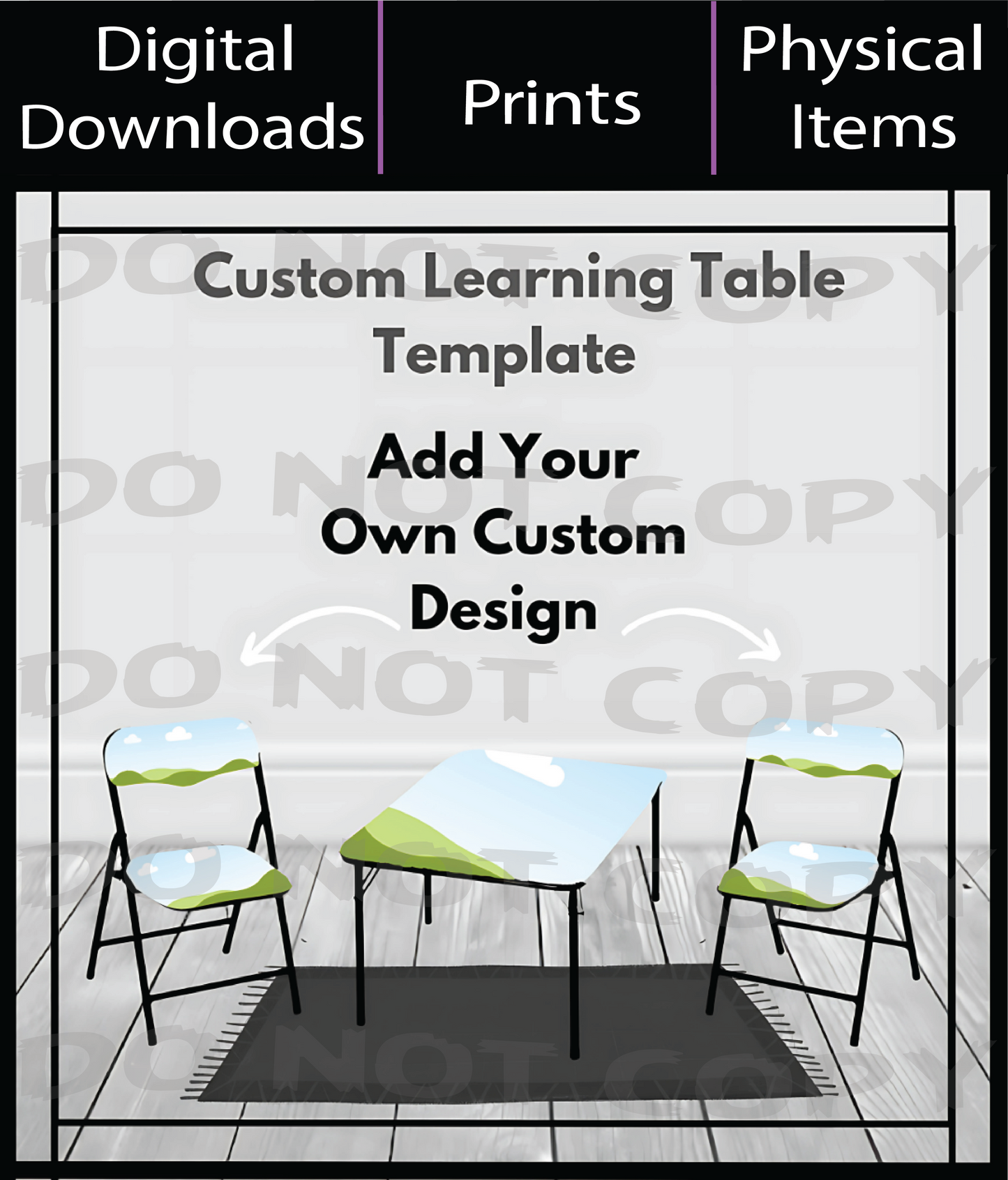 Custom Learning Table Template