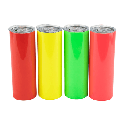 20oz Neon Sublimation and Laser Etch Tumblers