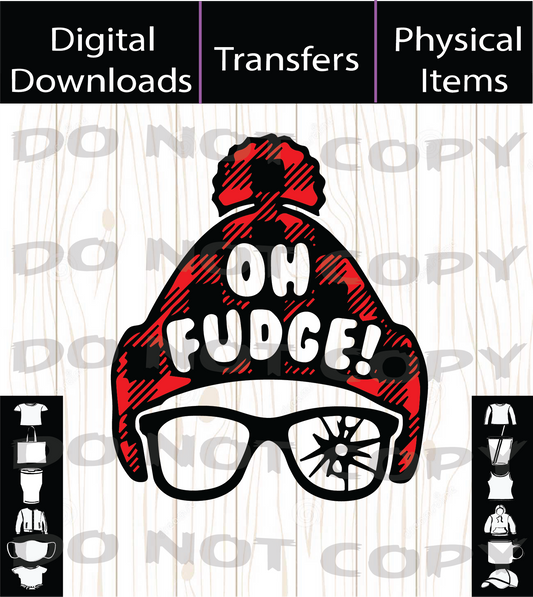 Oh Fudge SVG | PNG | Mockup Design