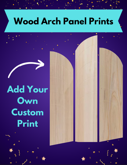 Wood Arch Panel Prints