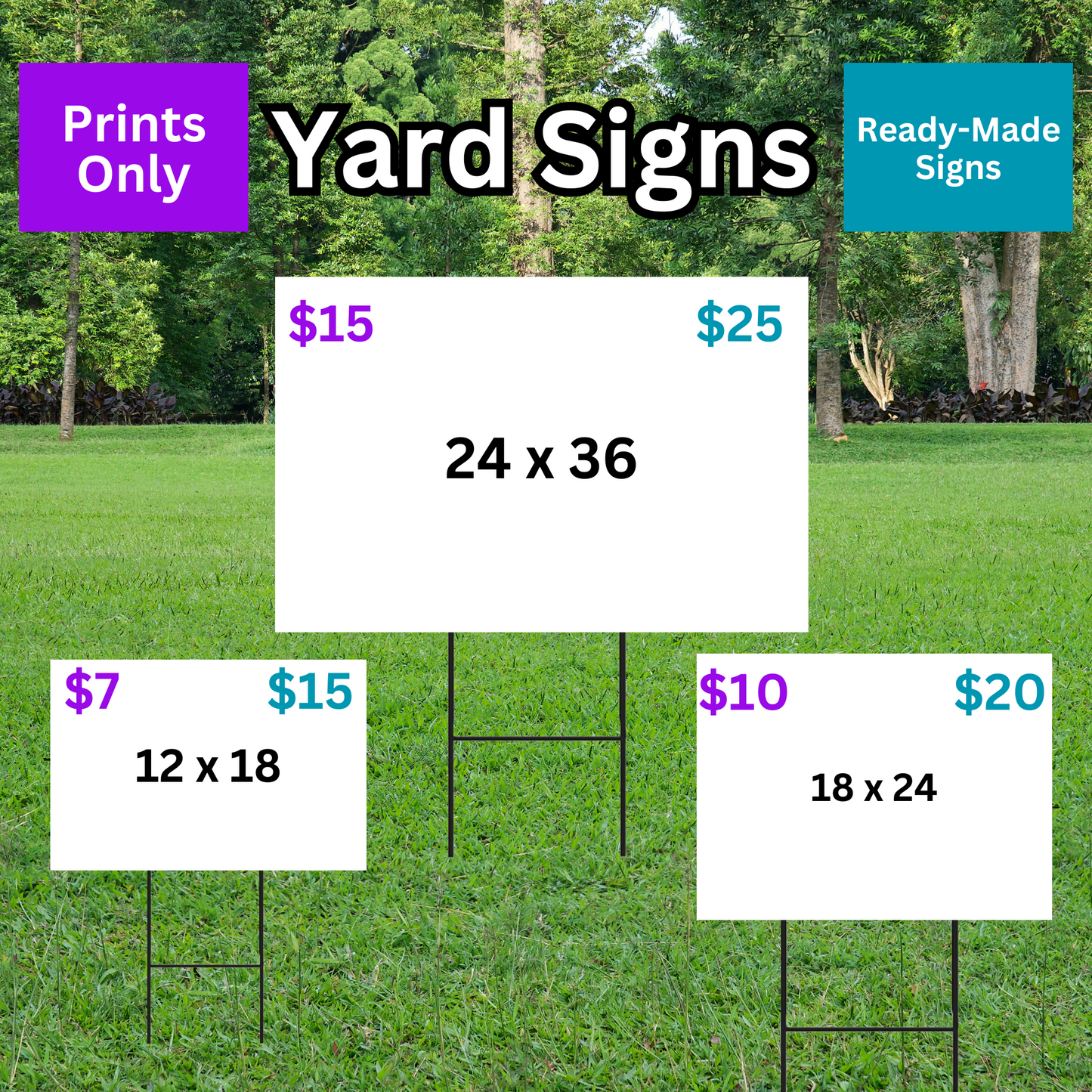 Yard Sign Template