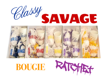 Savage Classy Bougie Ratchet Glass Set