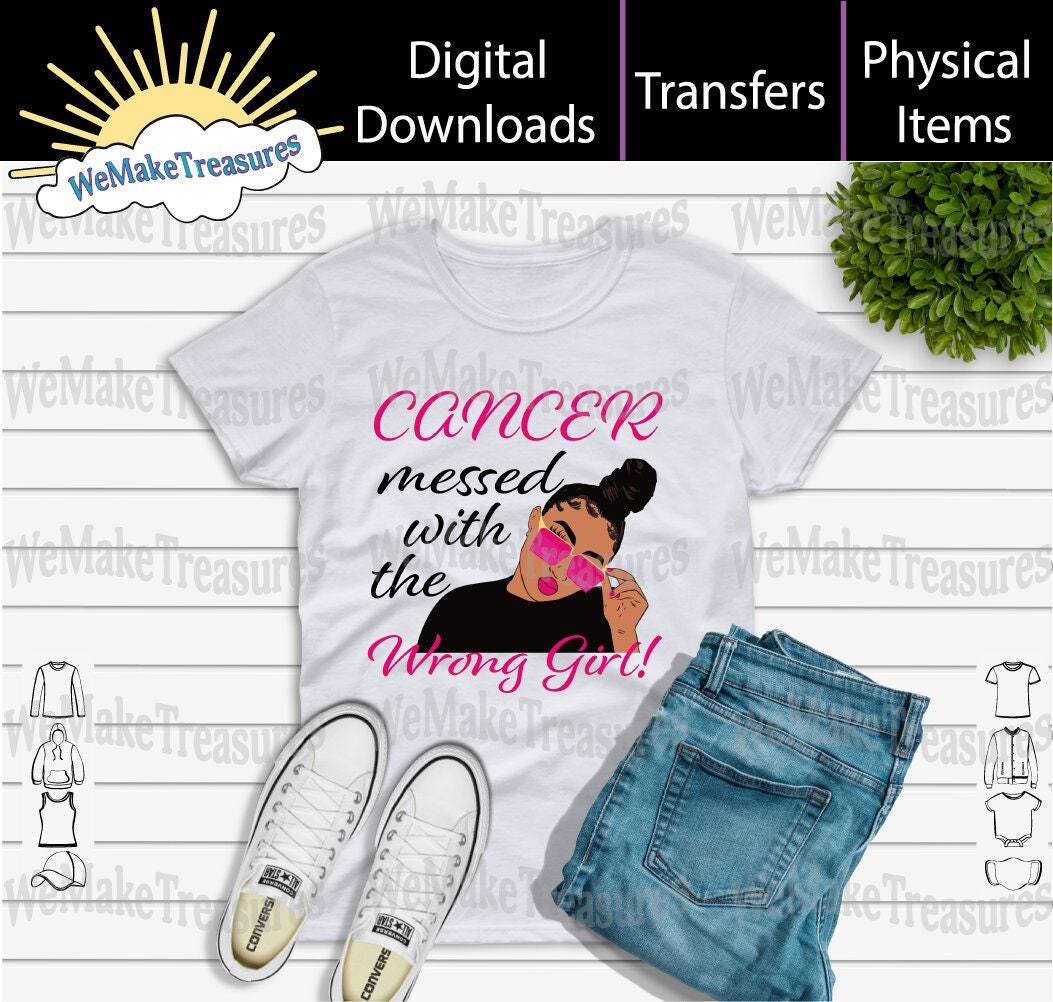 Wrong Girl - Cancer SVG/ PNG/ Mockup Digital Download A Treasured Design LLC