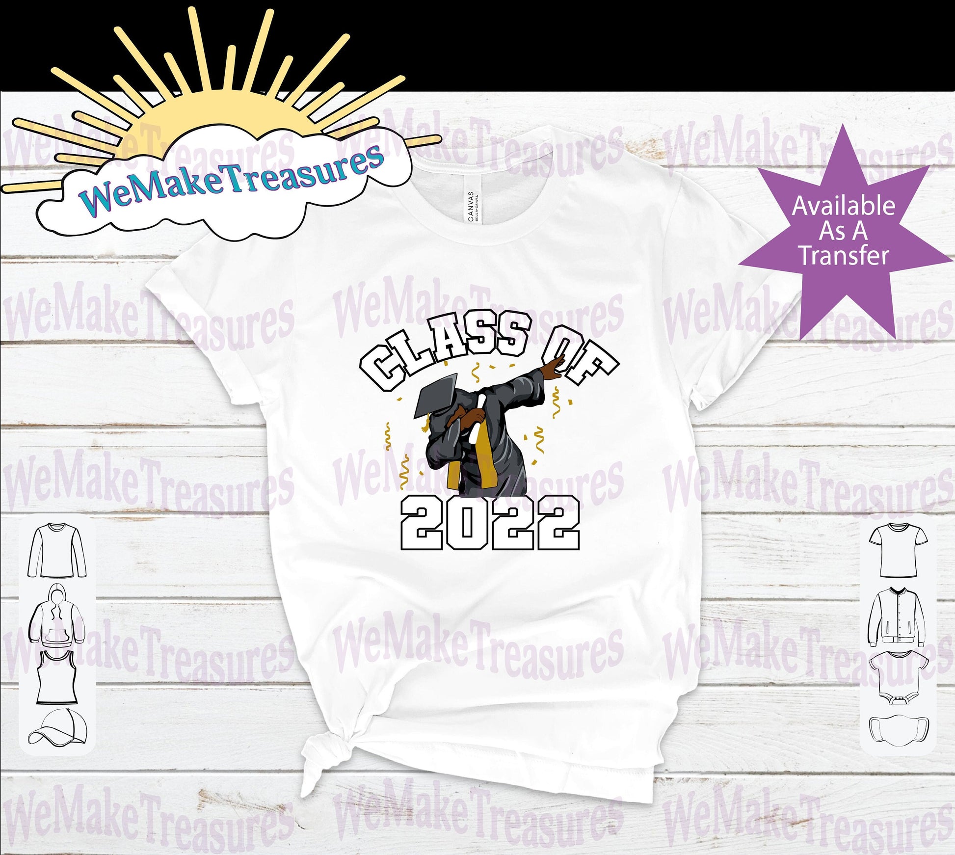 Dabbing Graduate 2022 (Female) SVG/PNG/Mockup Digital Download A Treasured Design LLC