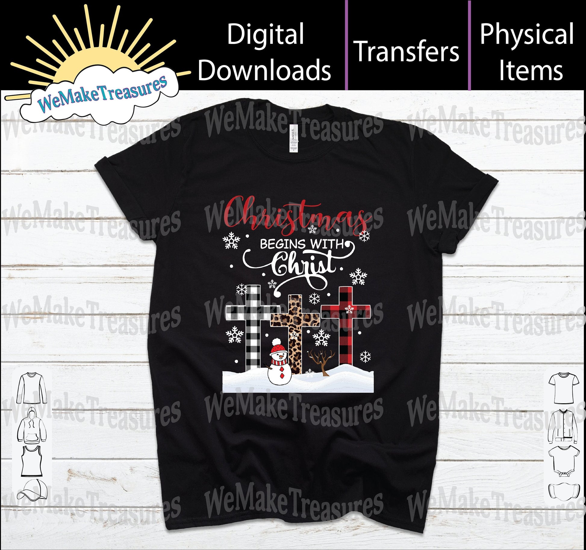 Christmas Is For Christ - PNG/Mockup Digital Download A Treasured Design LLC