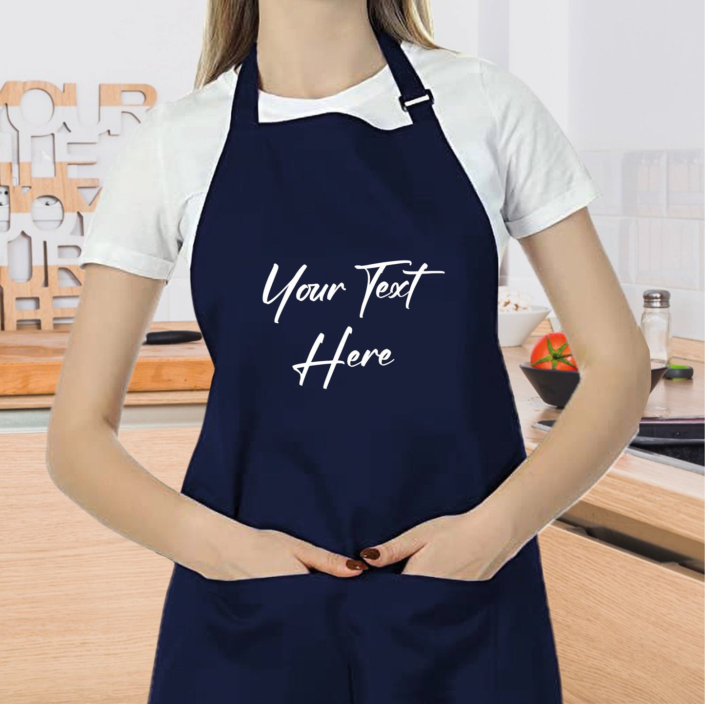 Custom Logo Apron, Personalized Apron, Custom Apron for Men, Apron With Pockets, Custom Kitchen Apron, Custom Bulk Apron, Apron for Women