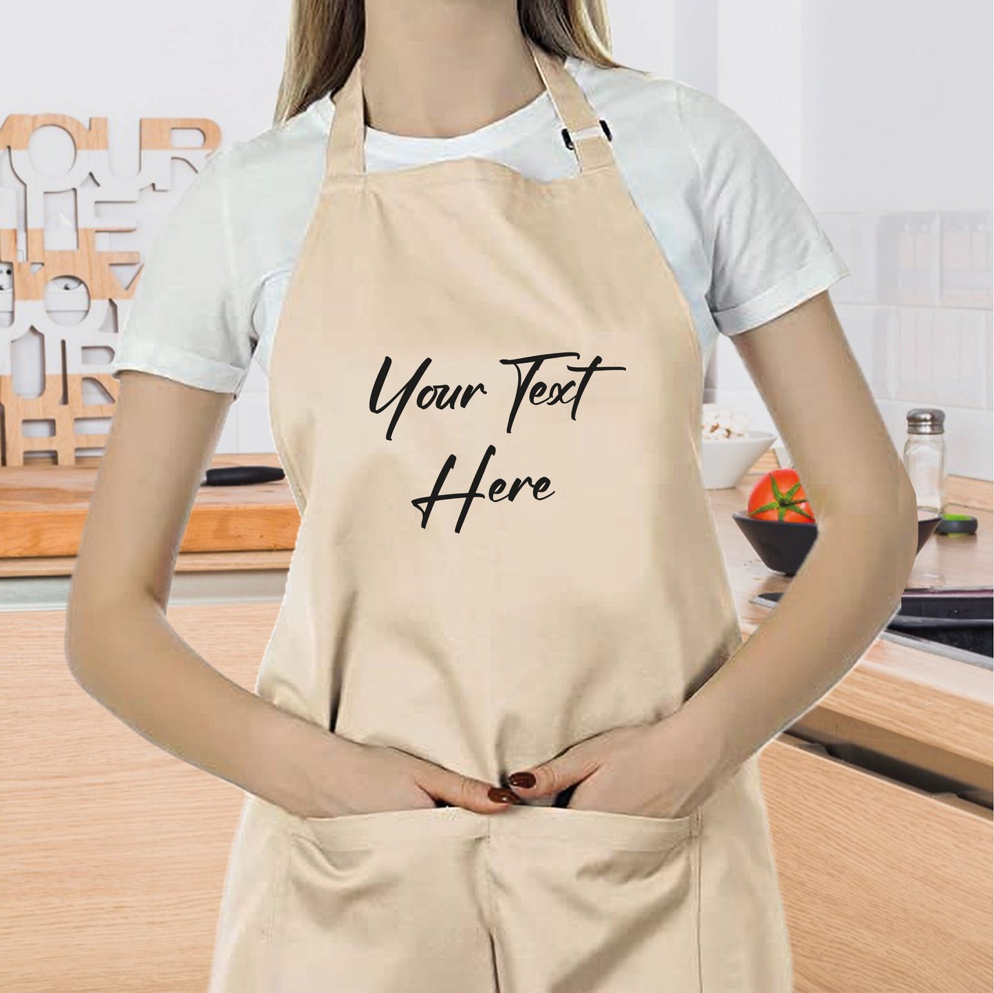 Custom Logo Apron, Personalized Apron, Custom Apron for Men, Apron With Pockets, Custom Kitchen Apron, Custom Bulk Apron, Apron for Women